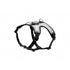 RC PETS Dog Nova LED Light Harness, Black/Grey, M, 20" - 28" - Poudre Pet and Feed Supply
